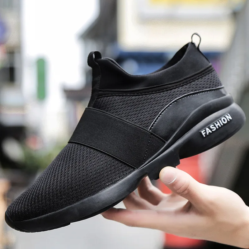 Zapatillas deportivas slip-on malla ligera transpirable para hombre - imagen 3
