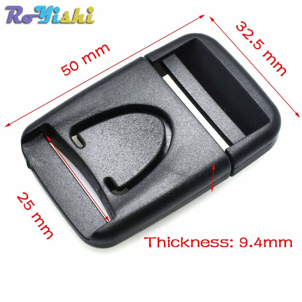 Hebilla de liberación central para bolsas de deporte al aire libre, correas de 1 "para estudiantes, equipaje, 10 unids/paquete - imagen 2