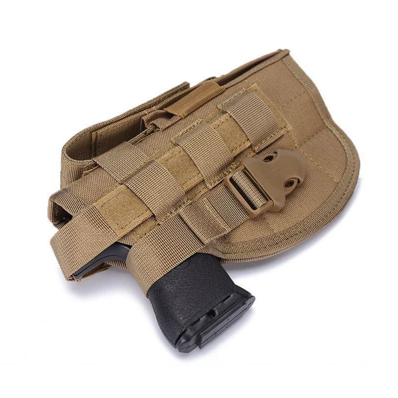 Funda Universal para pistola táctica de mano derecha, cinturón de caza, bolsa para pistola 92F Glock 17 18 19, todas las pistolas - imagen 4