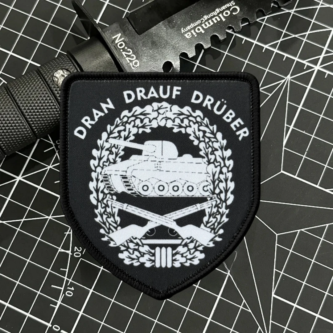 Parche táctico de tanques y moral de victoria, gancho y bucle del ejército, divertido equipo 2A, pegatina para mochila impresa para ropa, brazalete militar - imagen 5