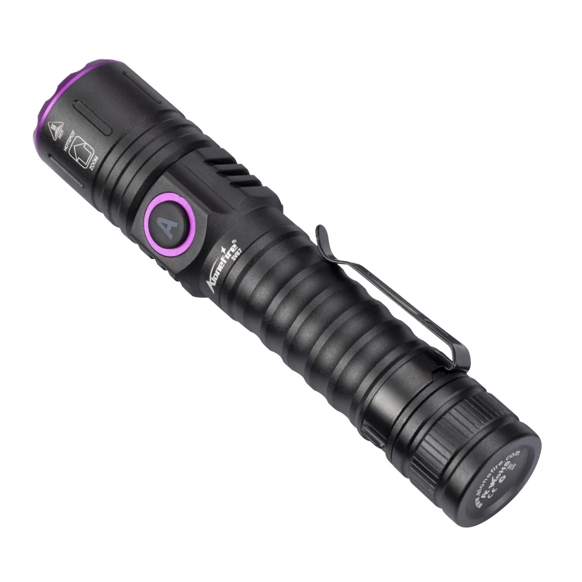 Linterna UV con enfoque ajustable detalle