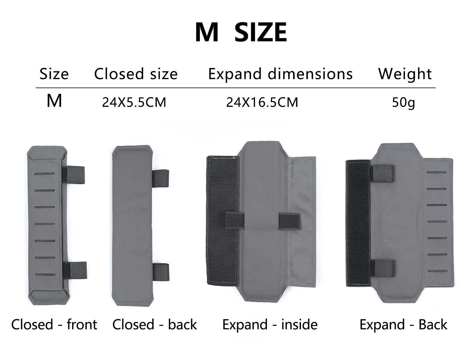 Hombreras Tácticas - Detalle de montaje