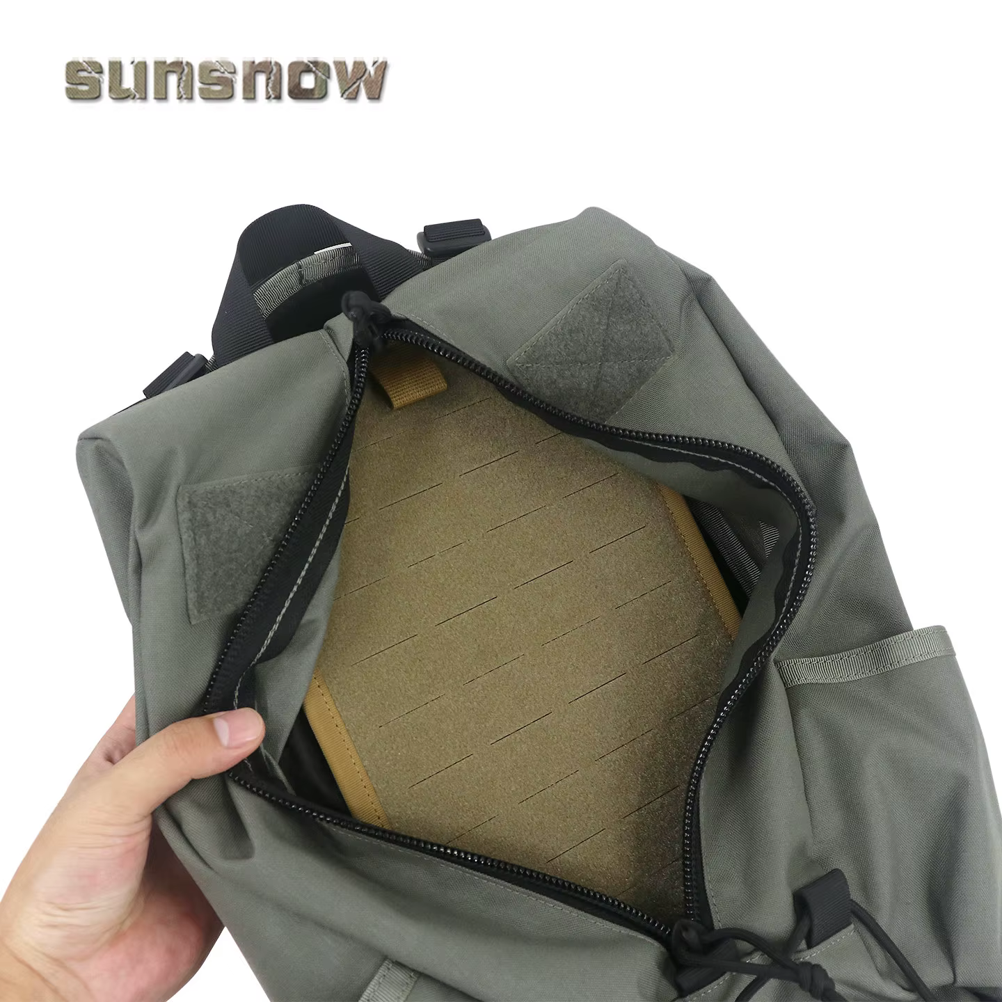 Panel táctico MOLLE de expansión para mochila interna - imagen 3