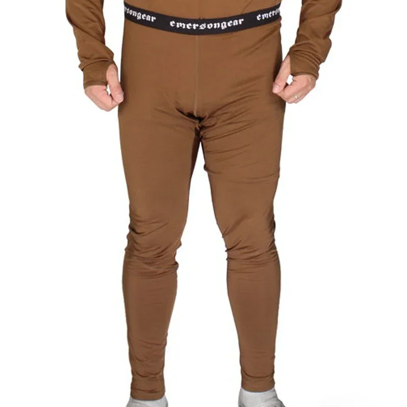 Emersongear, pantalones cálidos de entrenamiento transpirables, térmicos, cálidos para invierno, hogar, viajes, deportes al aire libre, senderismo, Camping, terciopelo de nailon CB - imagen 2