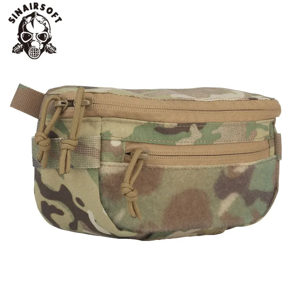 SINAIRSOFT-bandolera de combate táctico, bandolera compacta para el vientre, bolso de hombro de liberación rápida, chaleco integrado, portador de placa Airsoft - imagen 3