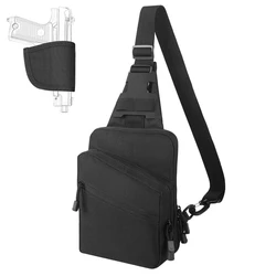Bolsa de pecho MOLLE táctica oculta para pistola caza outdoor