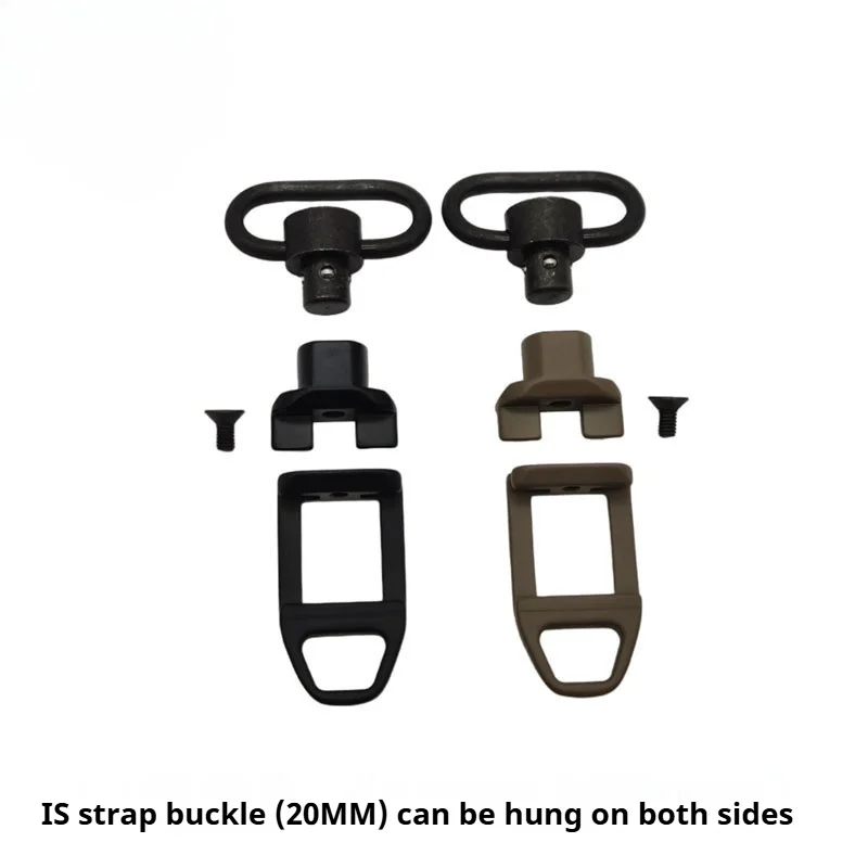 Hebilla Element QD, hebilla de correa de liberación rápida, abrazadera de base de riel de 20mm, accesorios de metal, hebilla de correa de doble cara DD IS