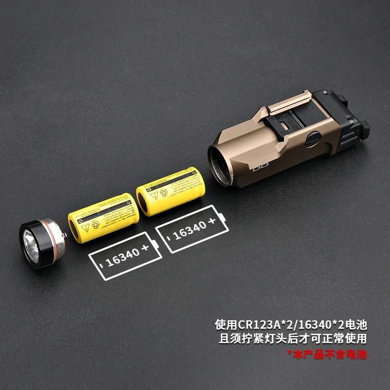 WADSN-linterna táctica TLR-9 para arma, Metal, 1000 lúmenes, luz estroboscópica LED TLR9, 20mm, Glock 17, Rifle Airsoft, TLR9, antorcha exploradora - imagen 5