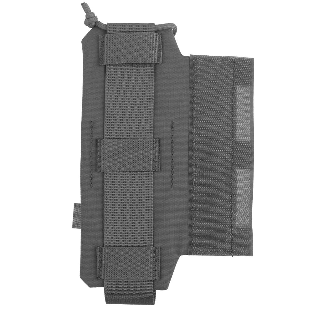 Bolsa lateral de Radio táctica estilo R, bolsa de almacenamiento ajustable, bolsillo para walkie-talkie, chaleco de caza, accesorios Molle - imagen 4