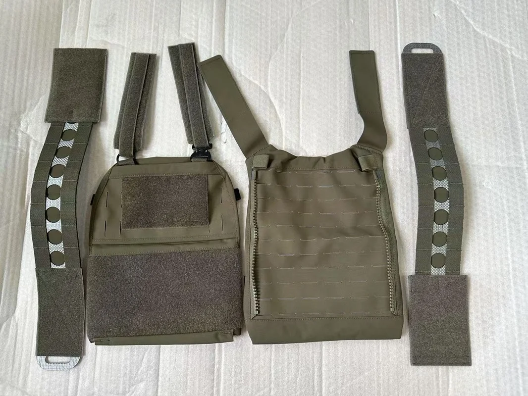 Ranger Green Deportes al aire libre Hebilla de metal FE FCPC V5 Chaleco ligero Tamaño universal 10 #   Cremallera