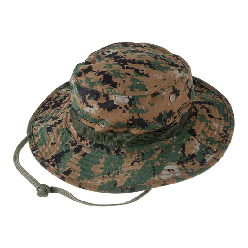 Gorra táctica de camuflaje para exteriores, sombrero deportivo para el sol para hombre, pesca, montañismo, caza, senderismo, sombrero multifuncional para acampar - imagen 3