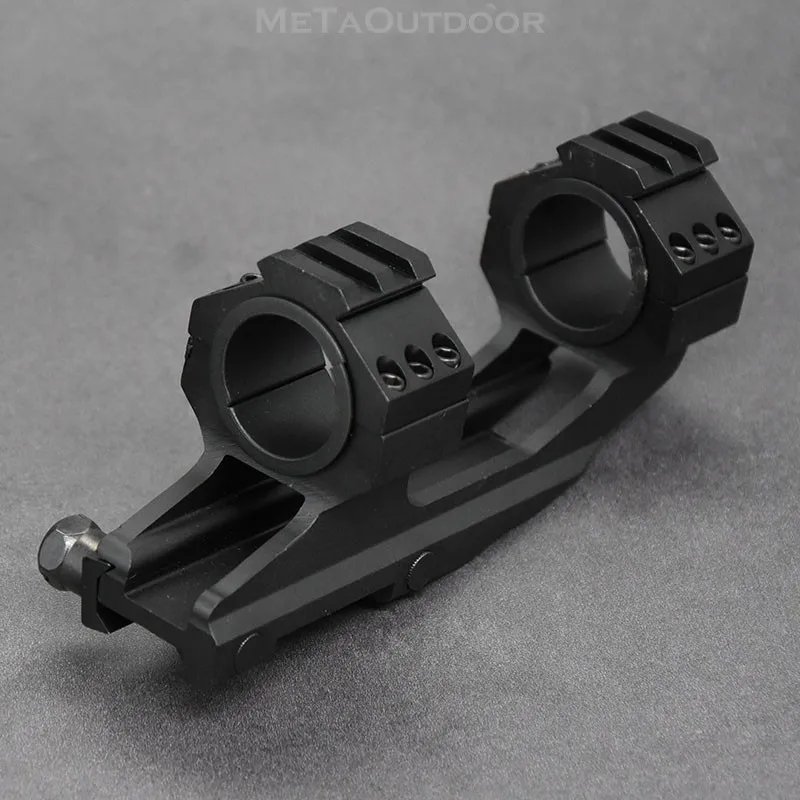 Shooin Optics Anillo de alcance de 30 mm Montaje en riel Weaver Picatinny de 20 mm / aleación de aluminio dura voladiza - imagen 5