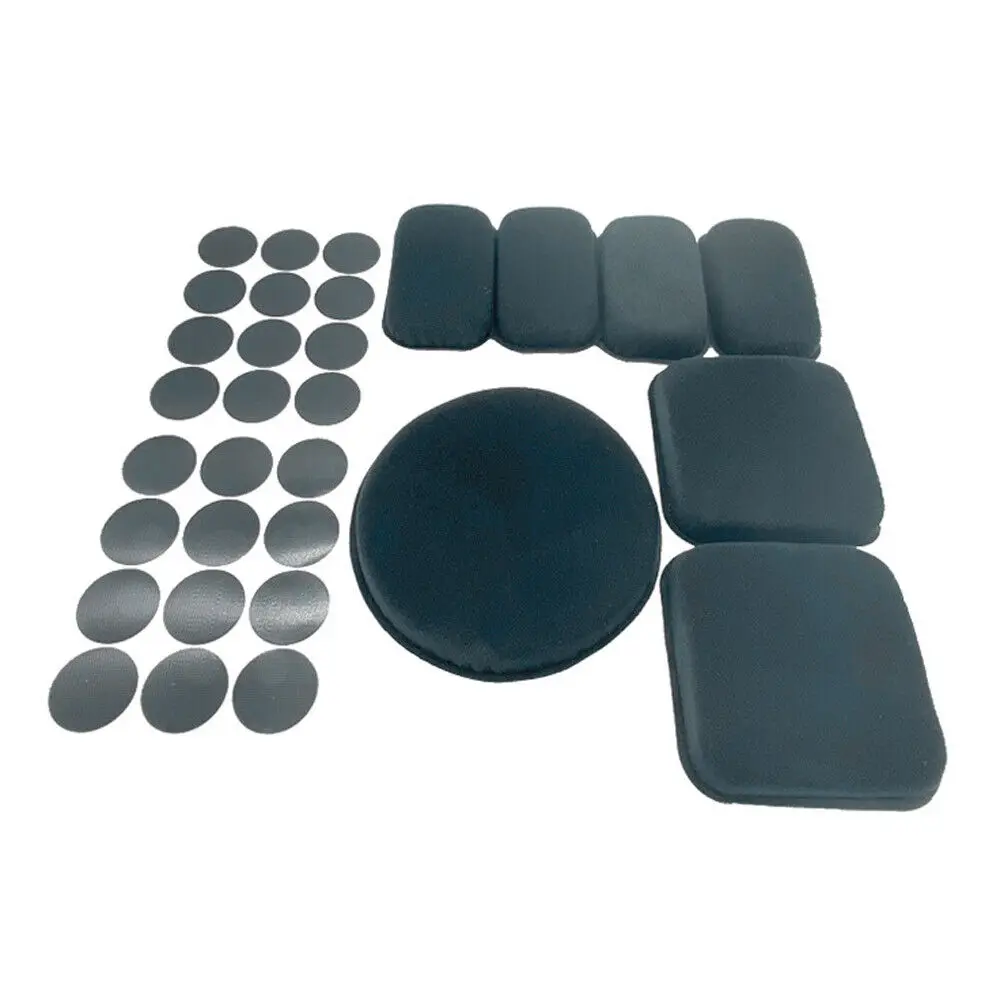 Almohadilla de espuma viscoelástica para casco M88 Mich2000, juego de esponja absorbente de golpes forrada - imagen 5