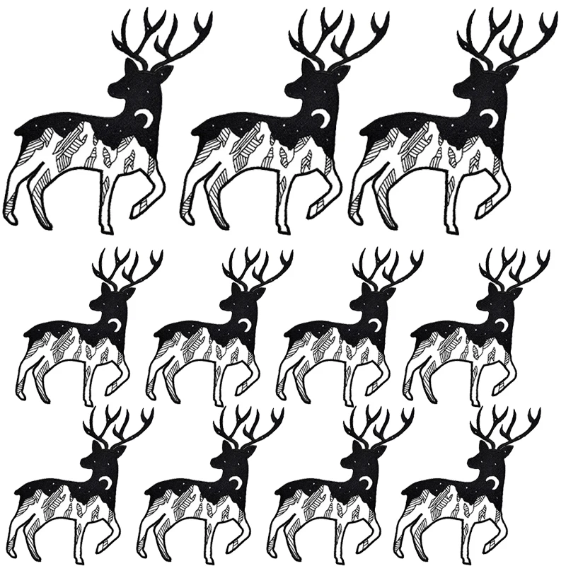 10PCS Mountain Adventure Camping Embroidery Patch Iron On Embroidered Patches For Backpack DIY Shoe Tent Cup Patch Stickers - imagen 3