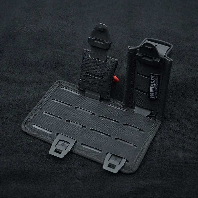 Circuito de gancho al aire libre a sistema Molle, tablero de montaje, módulo de almacenamiento Molle, accesorio Edc, tablero adaptador L de almacenamiento - imagen 2