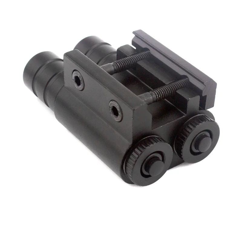 Combo de rayo láser de riel compacto táctico, vista láser verde y rojo, montaje Picatinny de 20mm e interruptor de presión - imagen 5