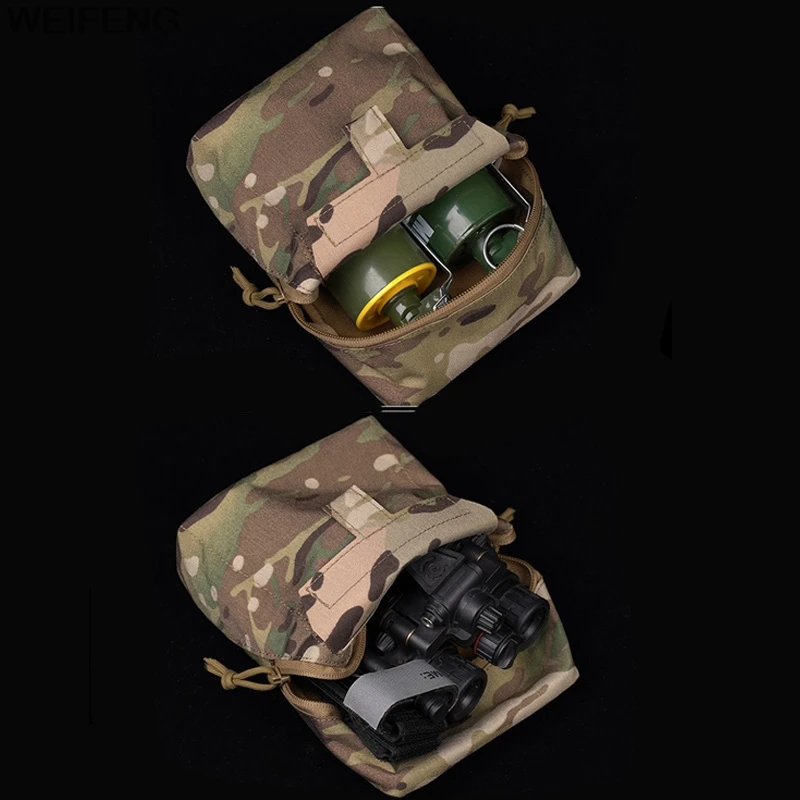 Bolsa de almacenamiento táctica Molle EDC, chaleco militar Airsoft, bolsas de caída, caza al aire libre, supervivencia, herramienta EDC, bolsa de cintura - imagen 5
