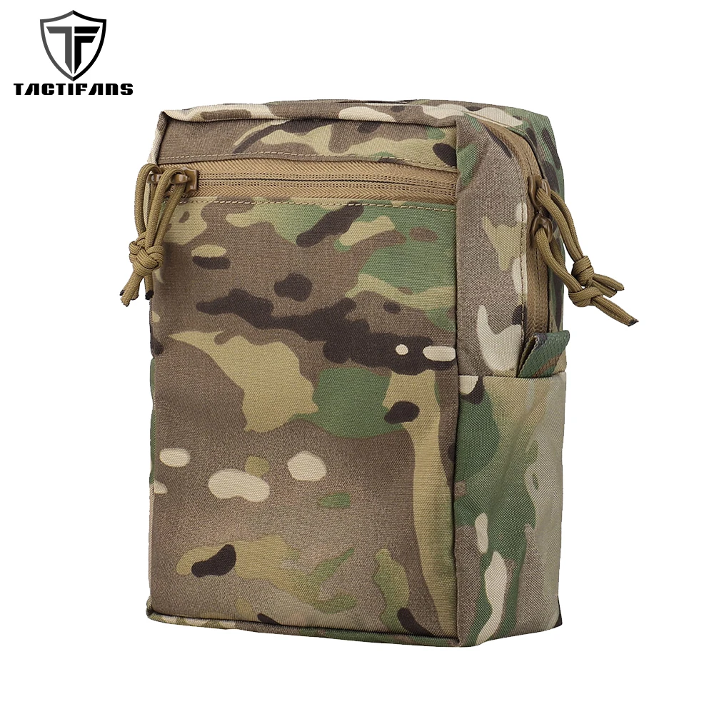 TACTIFANS-bolsa GP para gafas de visión nocturna, paquete de utilidad de uso General alto, corte láser Molle, almacenamiento de Panel trasero, accesorios de caza