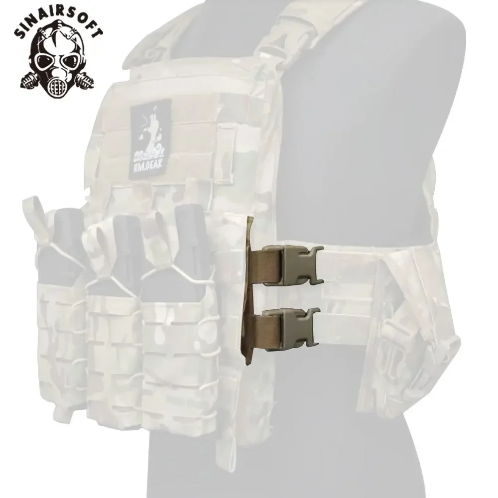 Chaleco táctico Molle AVS de 2 bandas envolvente especial de liberación rápida Compatible con Airsoft TMC equipo militar aparejo de pecho JPC - imagen 2