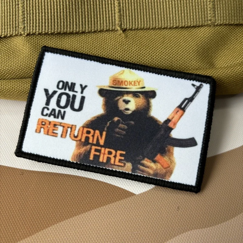 AK47 parches tácticos de moral de pistola, parche impreso de gancho y bucle, insignia militar de Snipers de belleza, brazalete, pegatinas de mochila - imagen 4