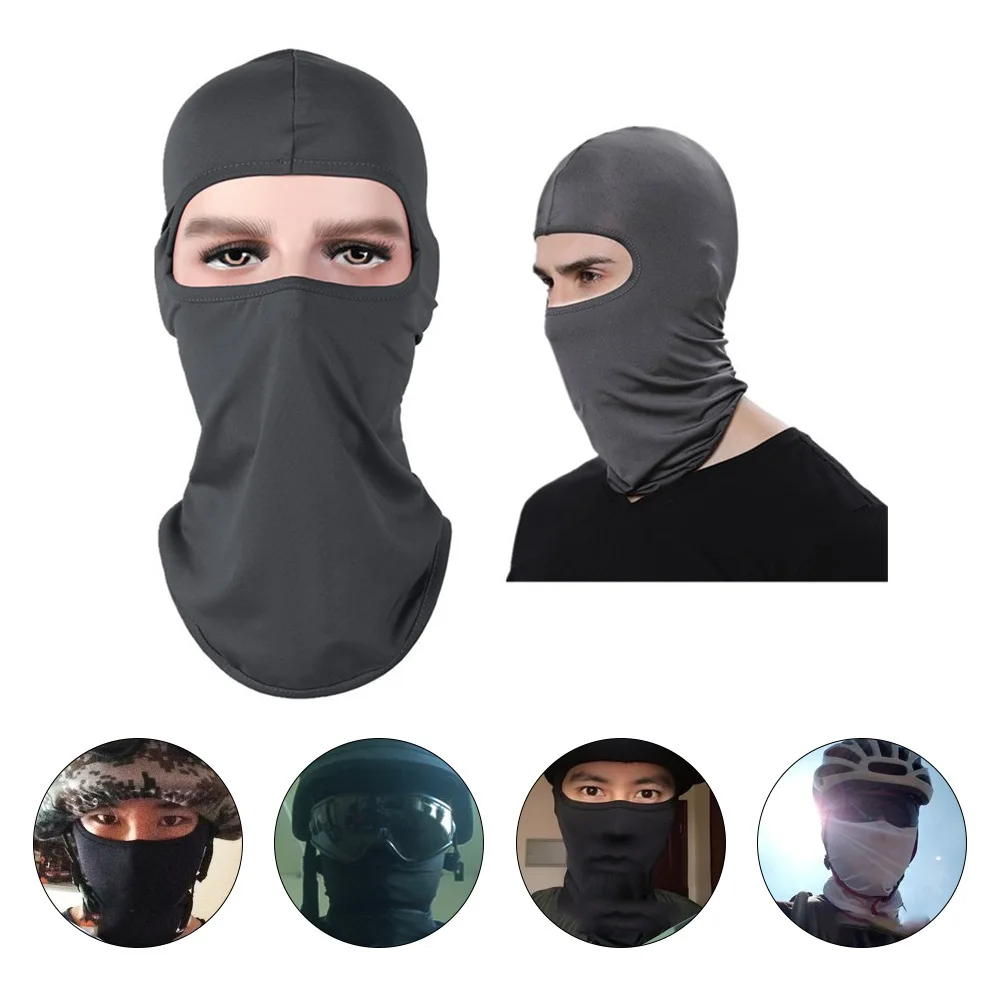 Pasamontañas táctico para ciclismo, máscara de protección facial, máscara de esquí, máscara de bufanda de cara completa, gorra de bicicleta - imagen 2