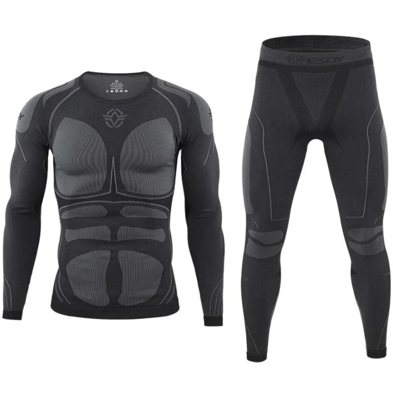 Ropa interior térmica táctica sin costuras para hombre - transpirable