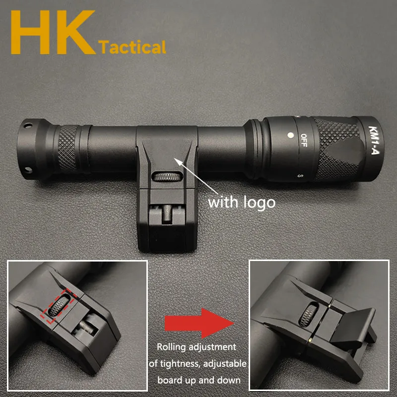 Linterna LED táctica IFM M300V/M600V, luz estroboscópica para explorador, accesorio para pistola y Rifle Airsoft, lámpara de caza al aire libre compatible con riel de 20MM - imagen 3