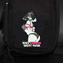 Parche "Sexy Night Vision Beauty", insignia táctica de moral de PVC, gancho y bucle, mochila, accesorios de decoración de ropa, brazalete adhesivo