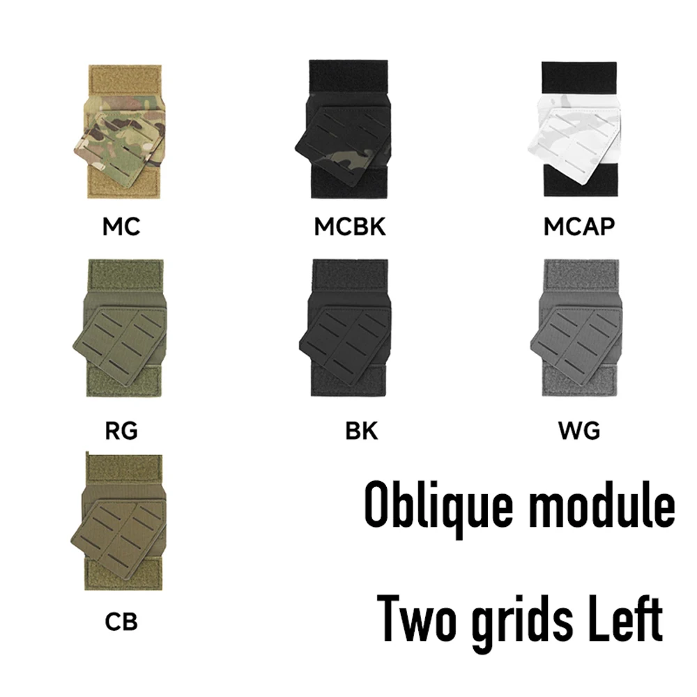 Accesorio táctico ligero multidireccional en ángulo de múltiples filas Molle adaptador placa de zócalo cinturón - imagen 3