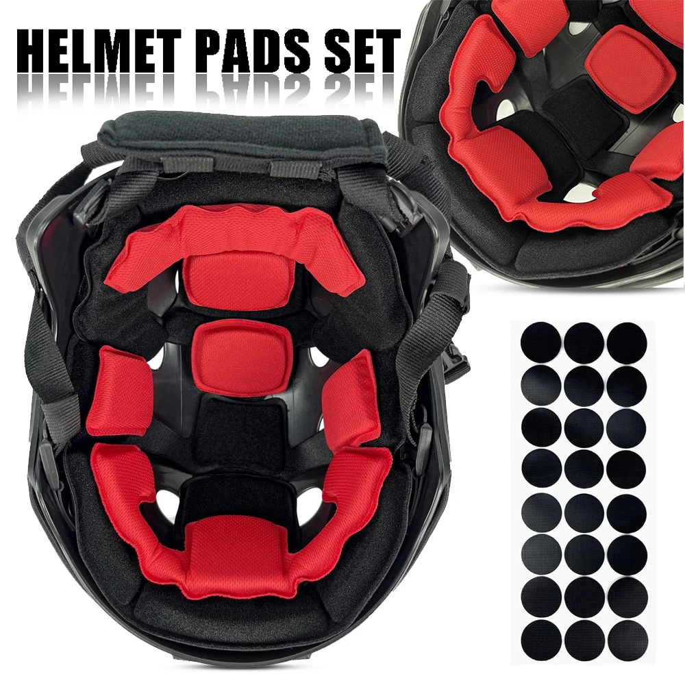 Universal Tactical Helmet Memory Foam Pad Set - Protective Replacement Inserts for Fast/Mich/ACH/USMC/PASGT/EX Airsoft Outdoor