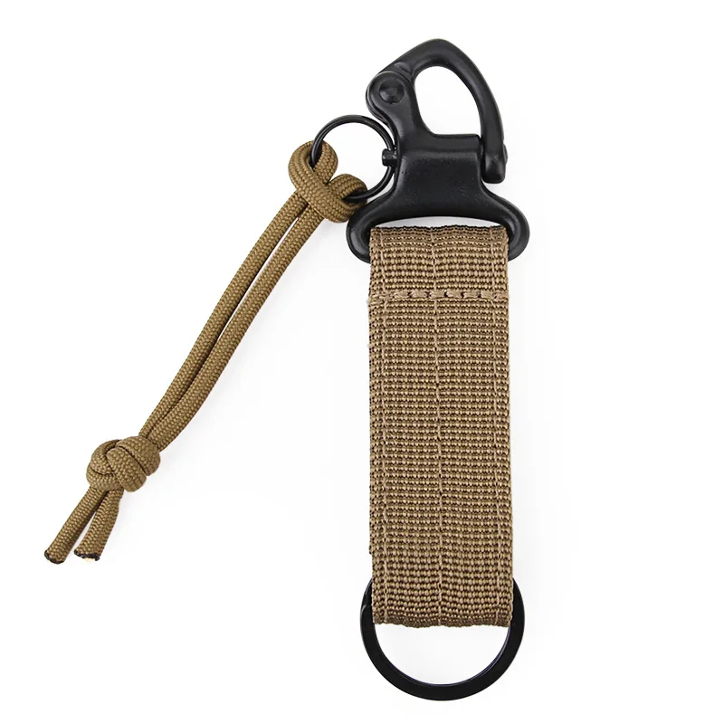 Llavero táctico mosquetón multiusos para cinturón y camping - imagen 3