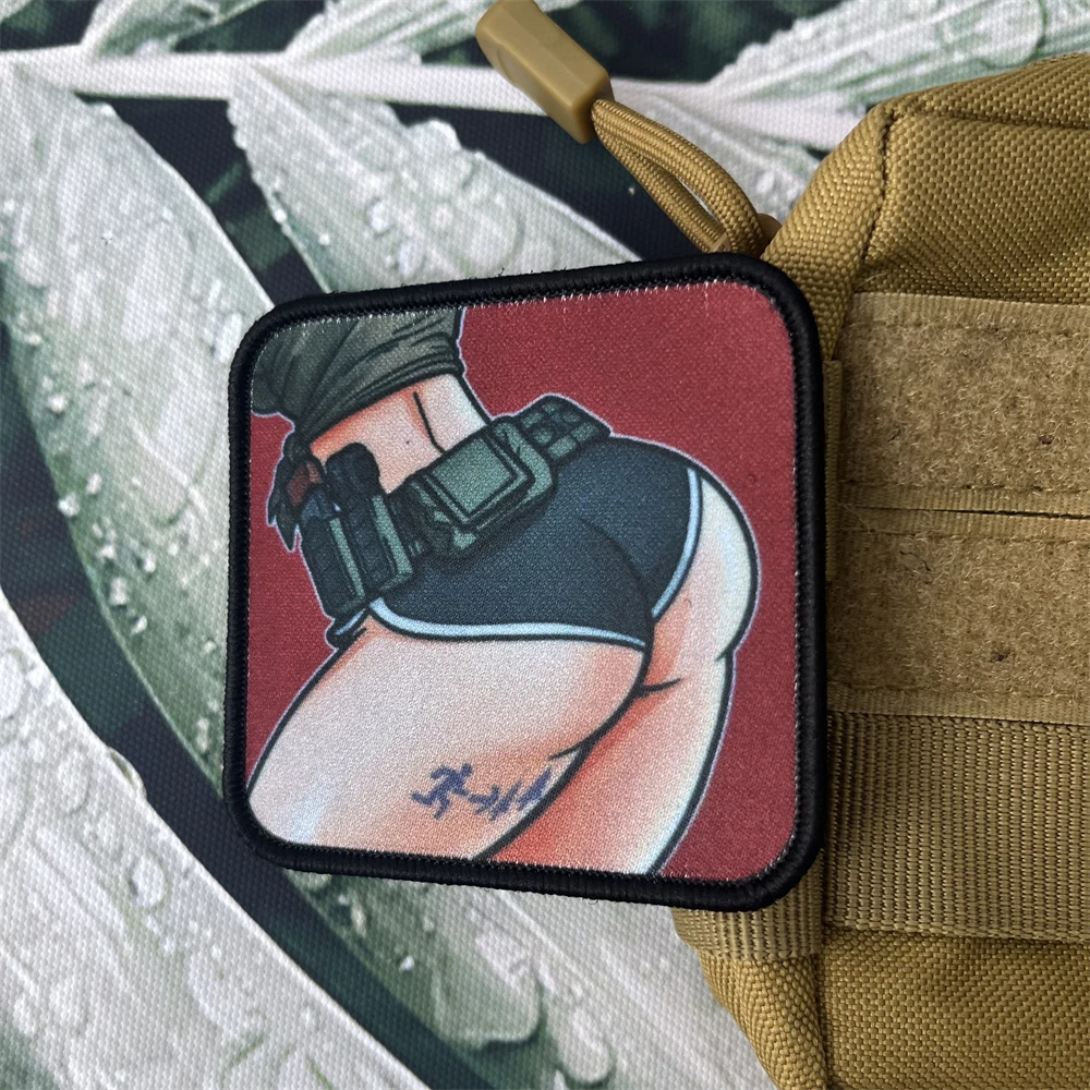 Insignia de moral de Chevron de la canción de guerra, parches impresos, mochila táctica, gancho y bucle militar del ejército, pegatinas de belleza Sexy - imagen 3