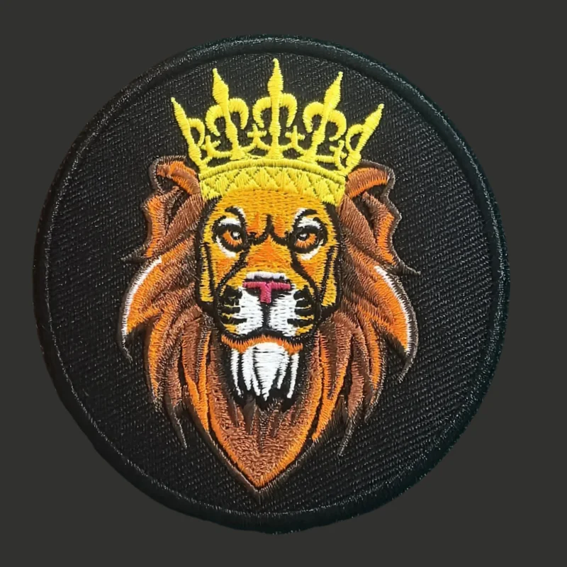 Parche táctico "León", insignia de moral militar, gancho bordado y bucle, mochila, ropa, accesorios decorativos, pegatina, brazalete - imagen 2