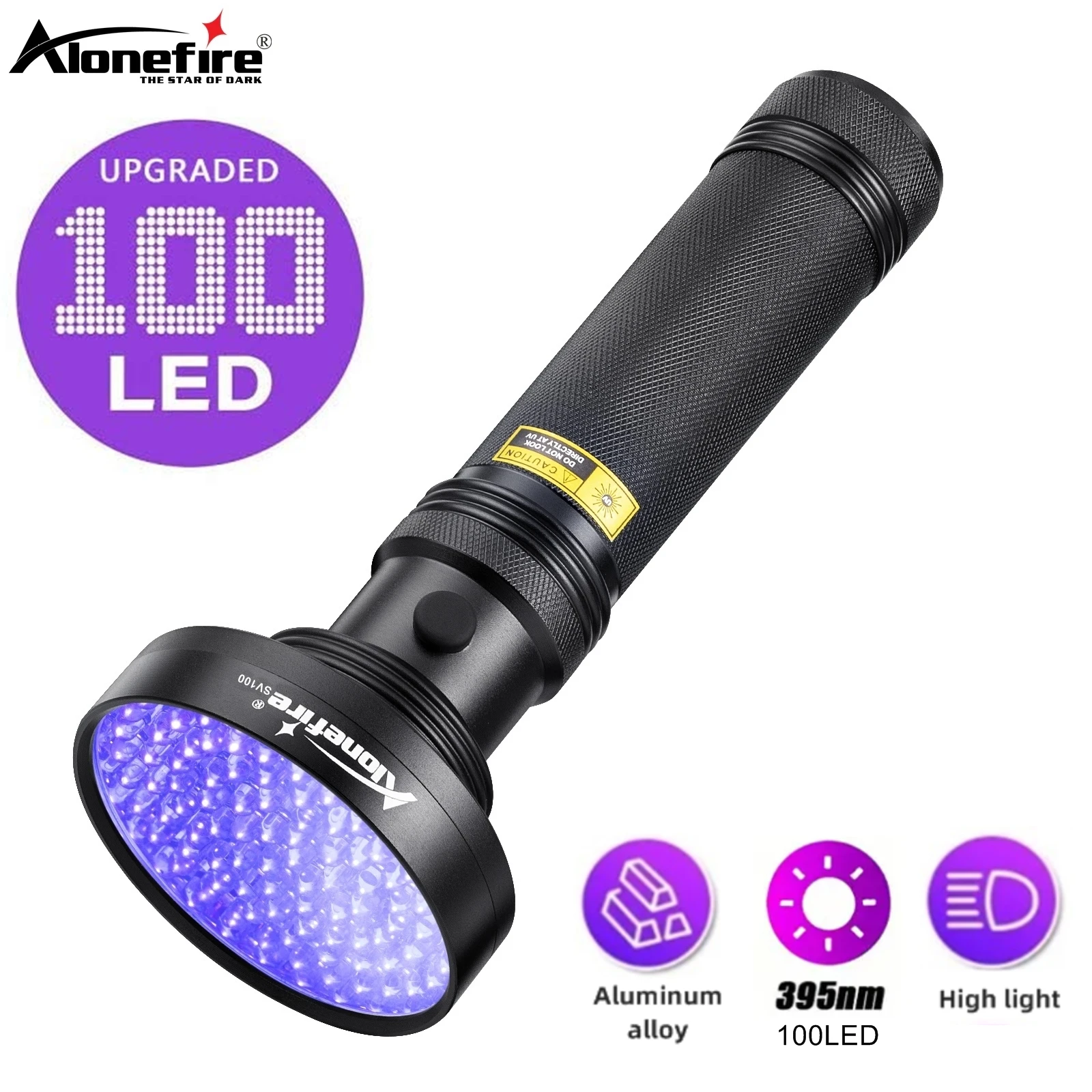 Linterna UV táctica ultravioleta para detección y curado manchas - imagen 3
