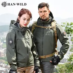 HAN WILD Chaqueta táctica militar impermeable transpirable hombre