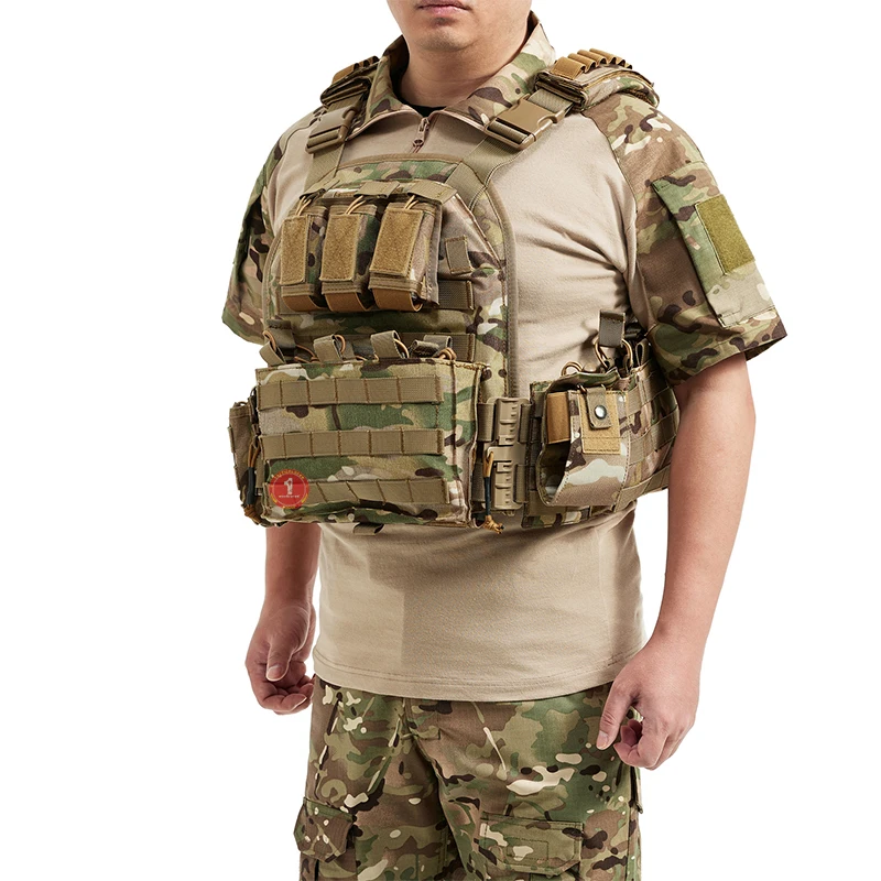 Conjunto de chaleco táctico de rotura rápida, chaleco MOLLE multifuncional, nuevo estilo de sellado - imagen 2