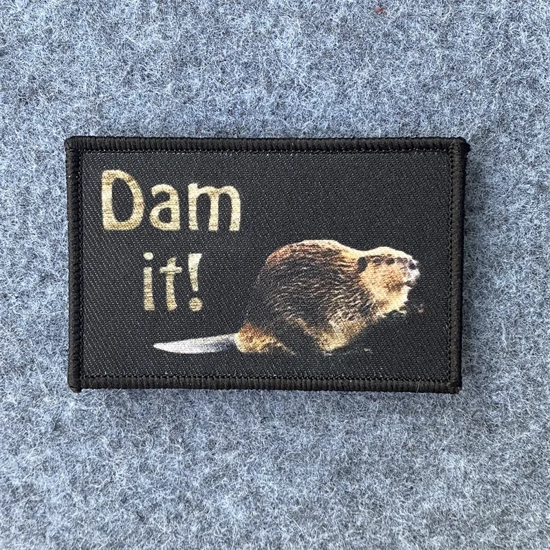 ¡Digalo! Parche Meme, insignia con estampado de moral táctica militar del ejército, brazalete, gancho y bucle, mochila, pegatinas decorativas para ropa - imagen 5