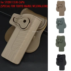 Funda para pistola de caza, funda para pistola táctica Airsoft Cs de liberación rápida para STI20113. HI-CAPA TOHYO MARUL WE, KWA, KJW