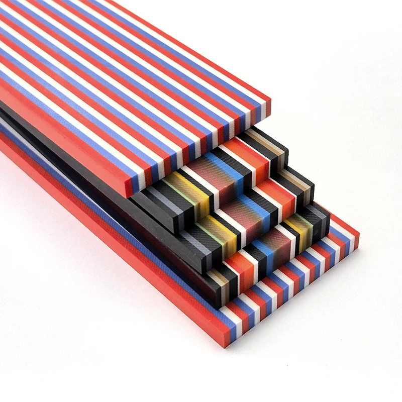 Mango de cuchillo G10 de Color caramelo, Material compuesto para bricolaje, hecho a mano, herramienta de G-10 de Damasco, parche, 2 piezas - imagen 4