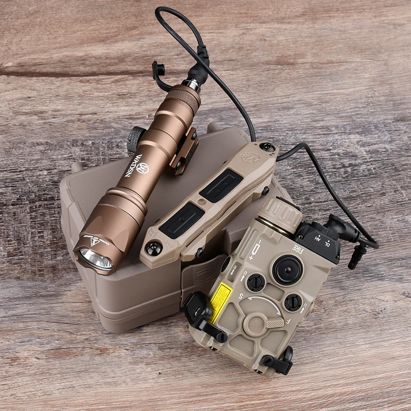 Linterna láser IR roja y verde OGL de nailon M300 M600 con interruptor de presión luz LED estroboscópica para caza y explorador para caza al aire libre milita - imagen 4