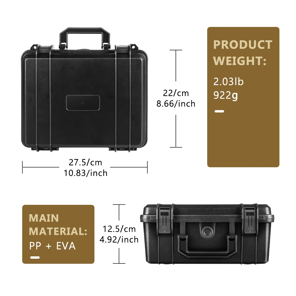 Caja de munición 12GA, caja de 80/42/25 balas para cartuchos, caja de municiones de calibre 12, soporte para escopeta, contenedor de almacenamiento de balas con tapa abatible - imagen 5