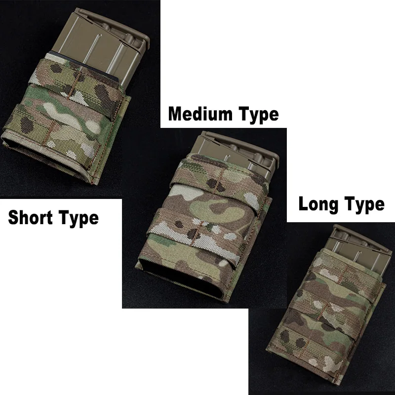 Bolsa táctica Molle de nailon para Rifle, funda de liberación rápida para Rifle, militar, caza y Tiro, 7,62mm - imagen 2