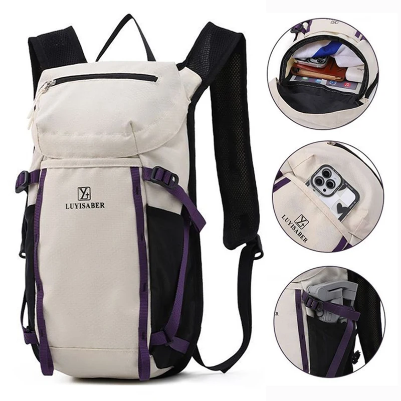 Mochila para correr y ciclismo, gran capacidad, para exteriores, senderismo, escalada, Camping, hidratación, agua, ligera, para viajes al aire libre - imagen 4