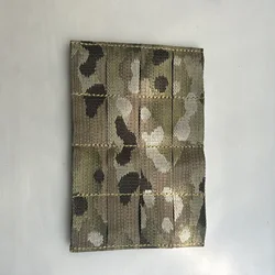 Placa adaptadora triple MOLLE 4x4 panel gancho expansión táctico