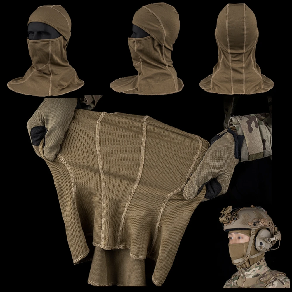 Máscara táctica malla facial completa transpirable para tiro paintball