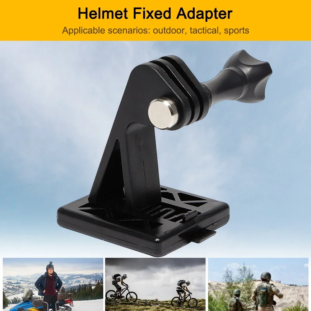 Soporte adaptador específico para casco táctico, cámara de acción frontal, montaje de instalación fija para accesorios para casco Airsoft de ciclismo FAST Gopro - imagen 3