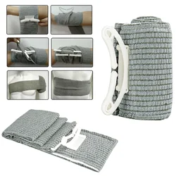 Vendaje de compresión estéril para exteriores, vendaje de 4 pulgadas/6 pulgadas para vendaje de batalla, primeros auxilios, equipo de emergencia para traumatismos IFAK, 5 uds.