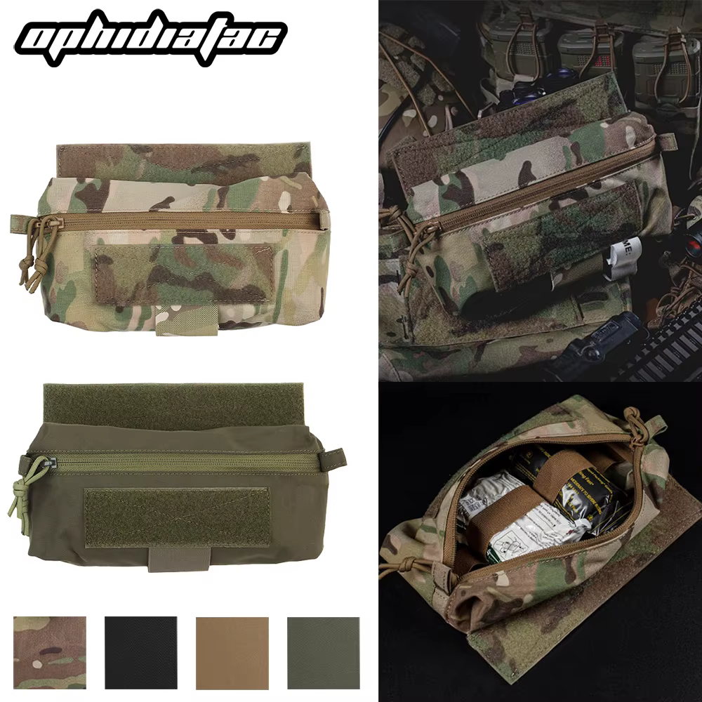 Bolsa secundaria táctica OPHIDIANTAC V5 para chaleco en nailon - imagen 3