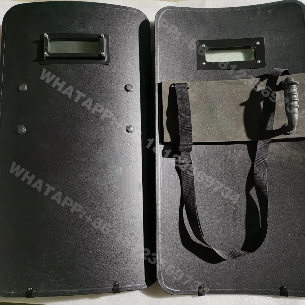 Nivel de polietileno de alta densidad NIJ IIIA, escudo a prueba de balas de PE balístico de combate antidisturbios táctico de mano ligero con visor - imagen 5