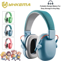 Auriculares reductores de ruido para niños, orejeras de protección auditiva para niños de 3 a 16 años, orejeras de seguridad ajustables NRR 25dB